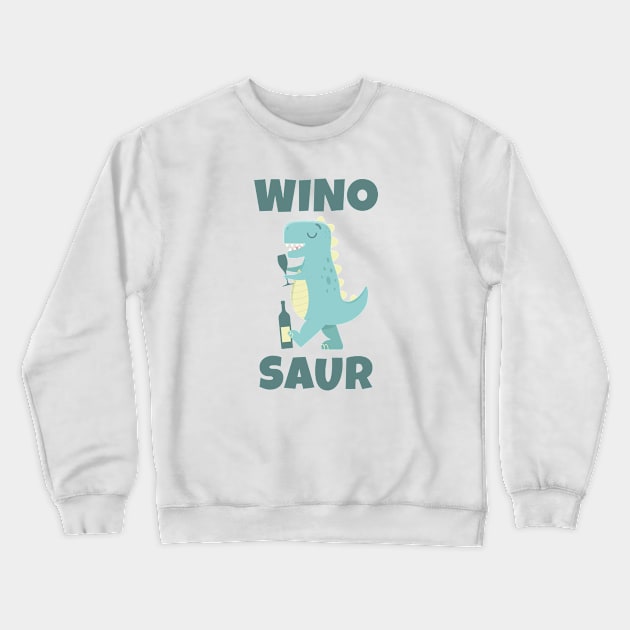 Winosaur Crewneck Sweatshirt by AmazingVision